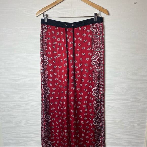 Michael Korda Red Handkerchief sleep pants Size 8 - Picture 2 of 8